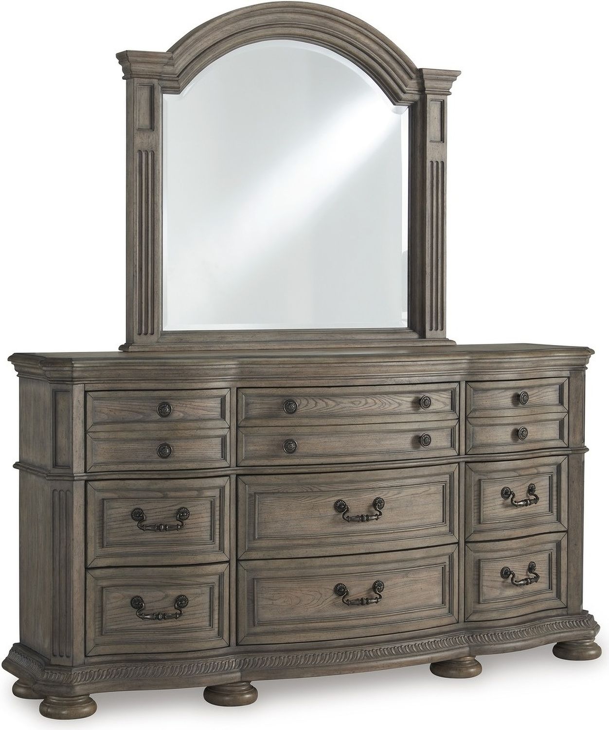 Ardenfield Bedroom Mirror In Light Brown B94436