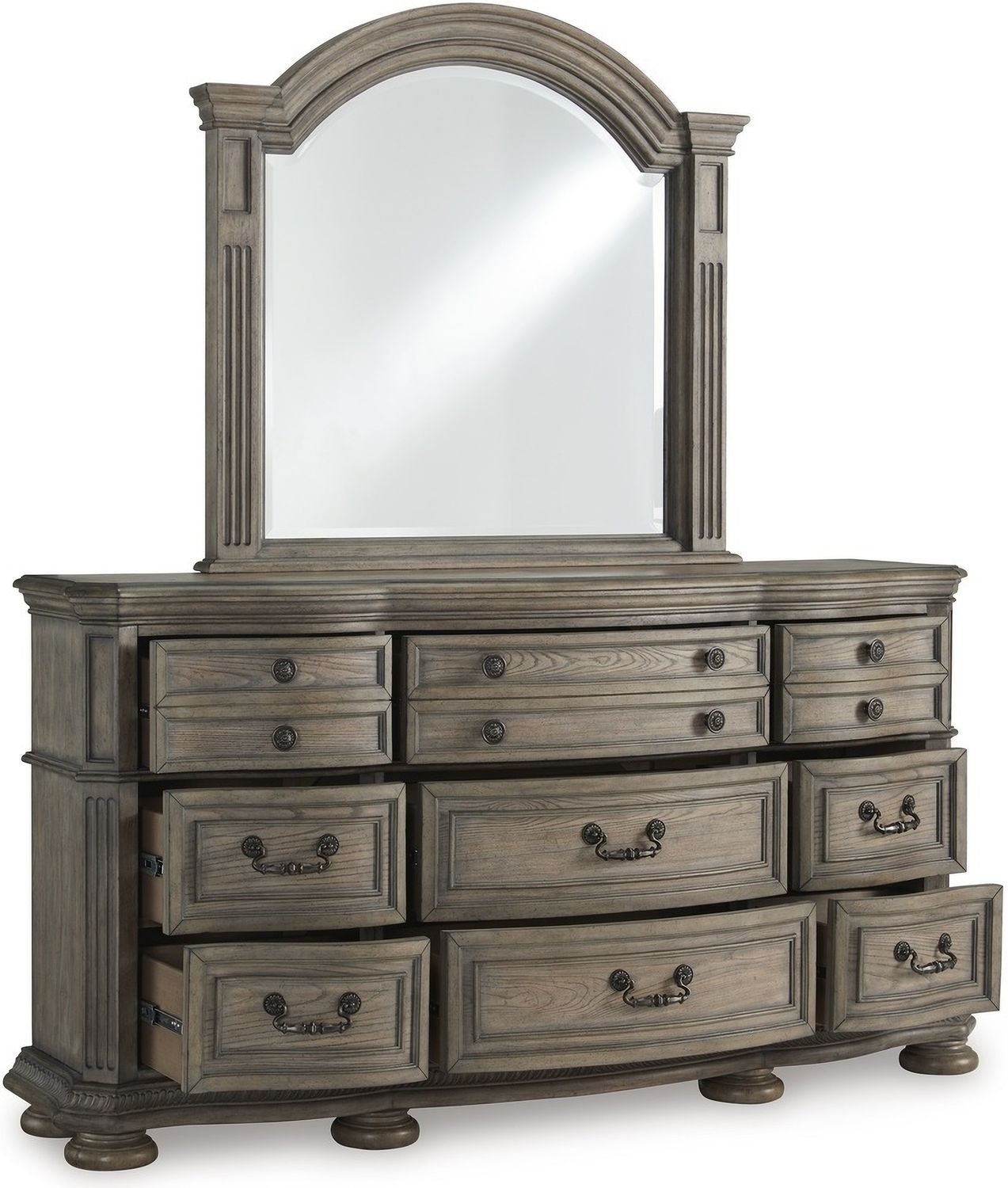 Ardenfield Bedroom Mirror In Light Brown B94436