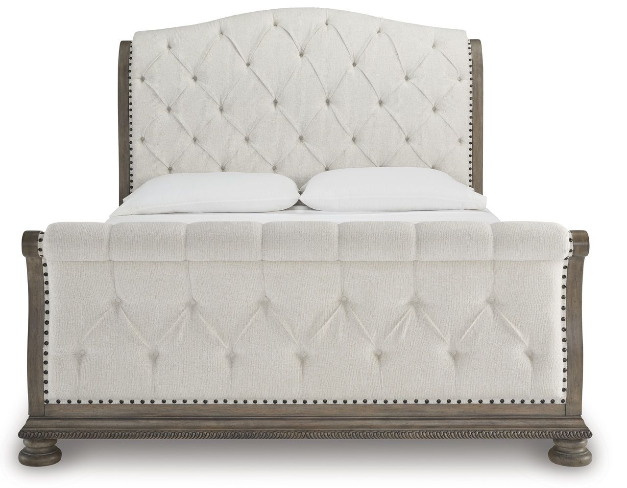 Ardenfield California King Upholstered Sleigh Bed In Light Brown B944B5