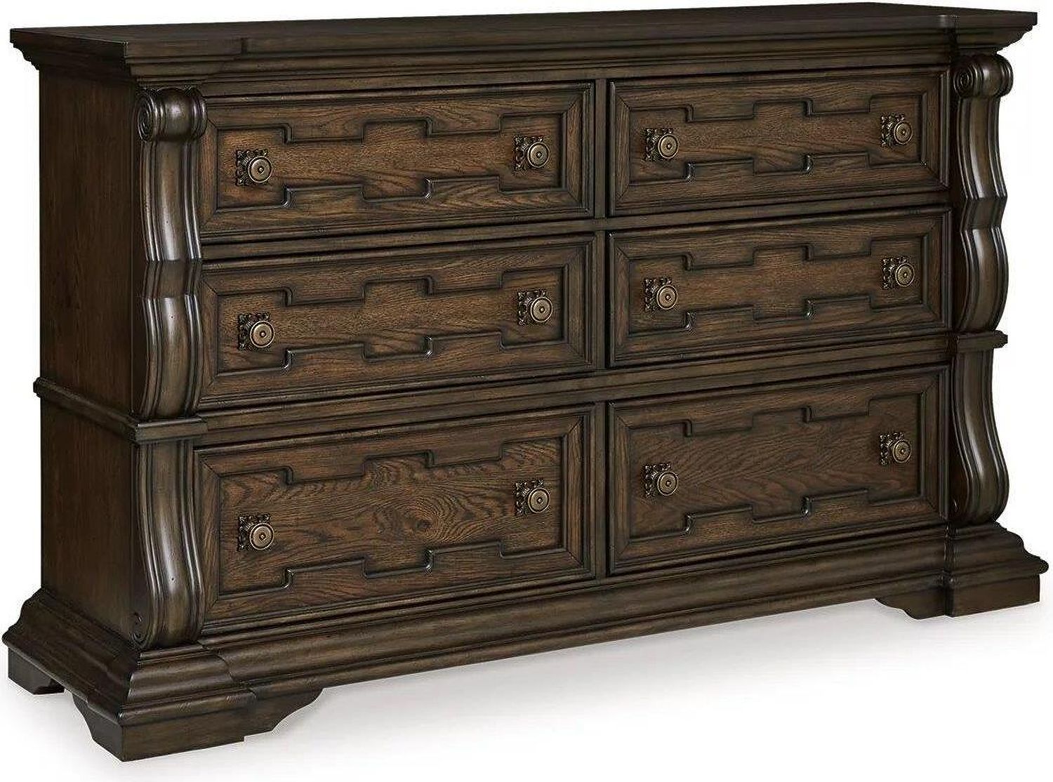 Maylee Dresser In Dark Brown B94731
