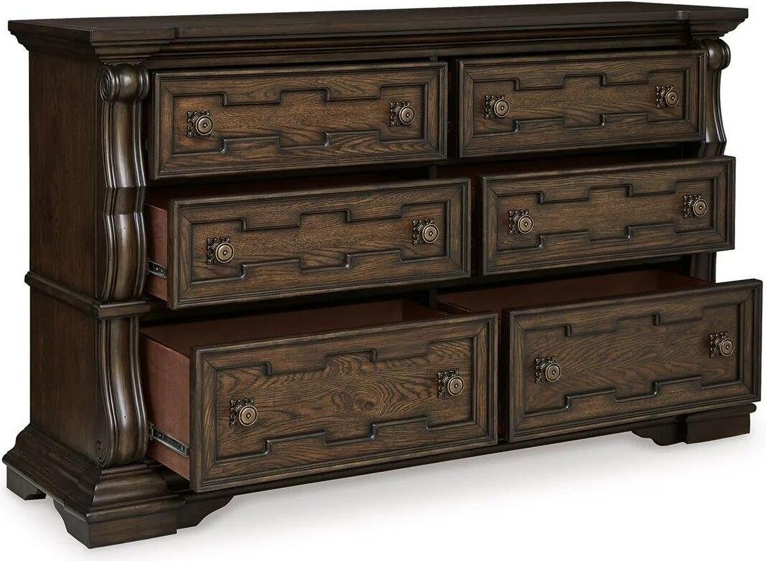 Maylee Dresser In Dark Brown B94731
