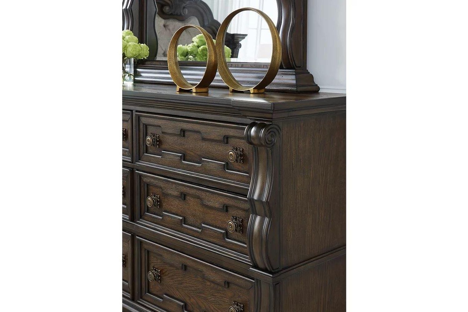 Maylee Dresser In Dark Brown B94731