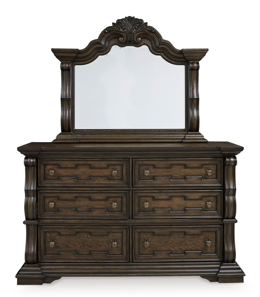 Maylee Dresser In Dark Brown B94731