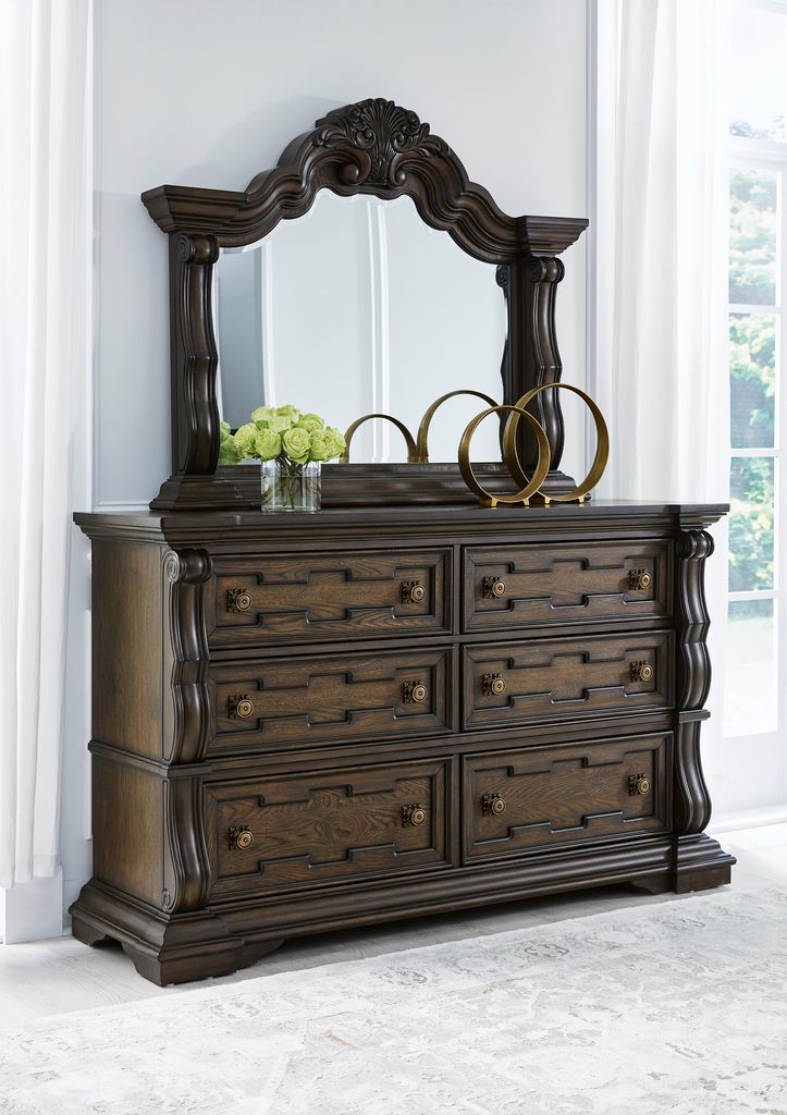 Maylee Dresser In Dark Brown B94731