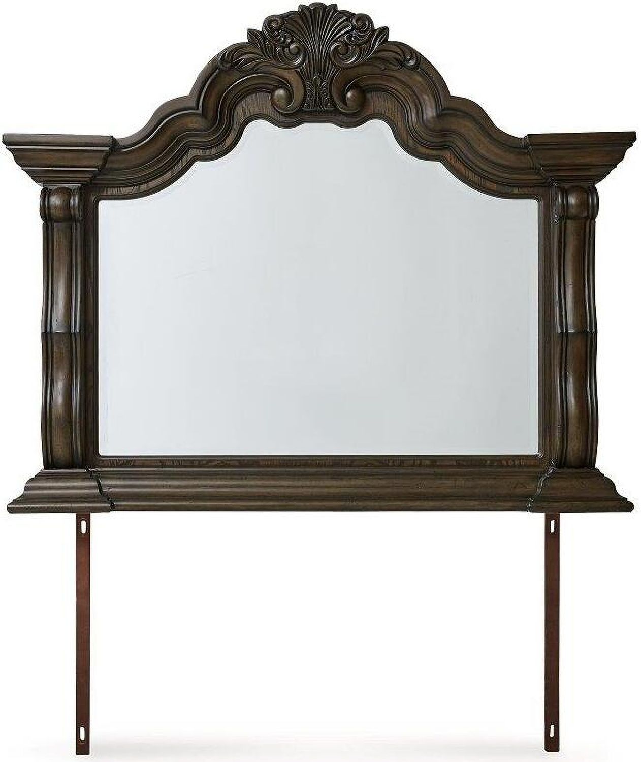 Maylee Bedroom Mirror In Dark Brown B94736
