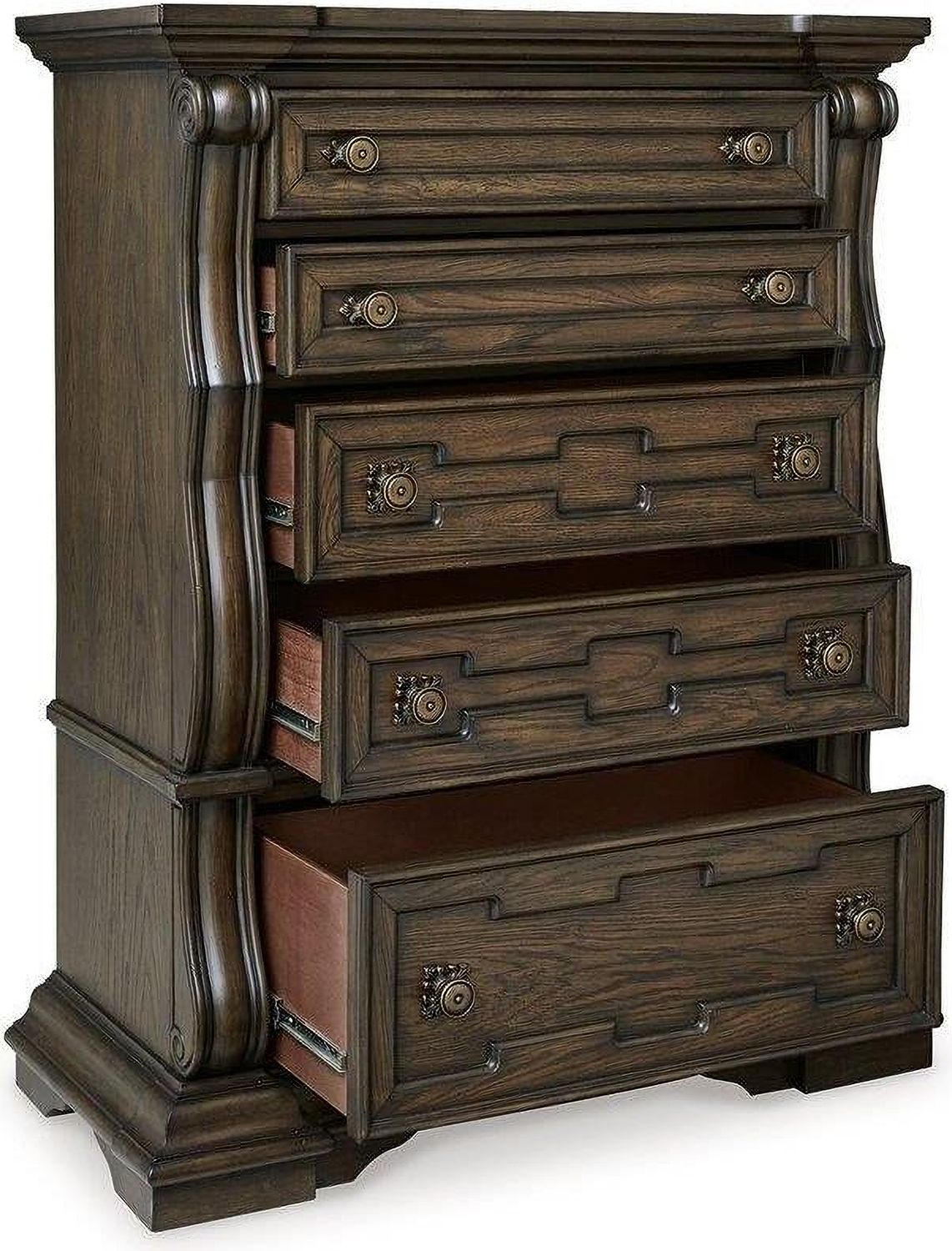 Maylee Chest of Drawers In Dark Brown B94746