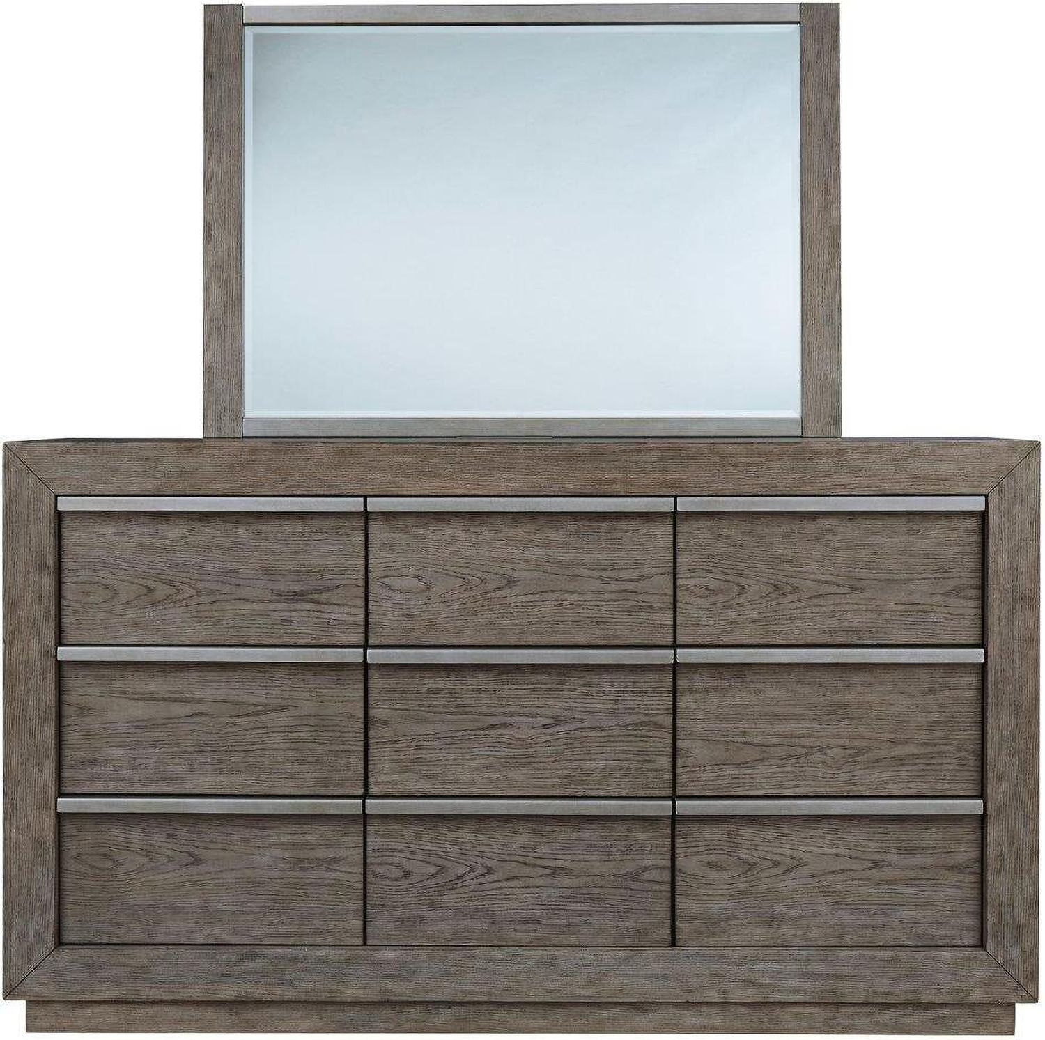 Anibecca Weathered Grey Mirror B97036