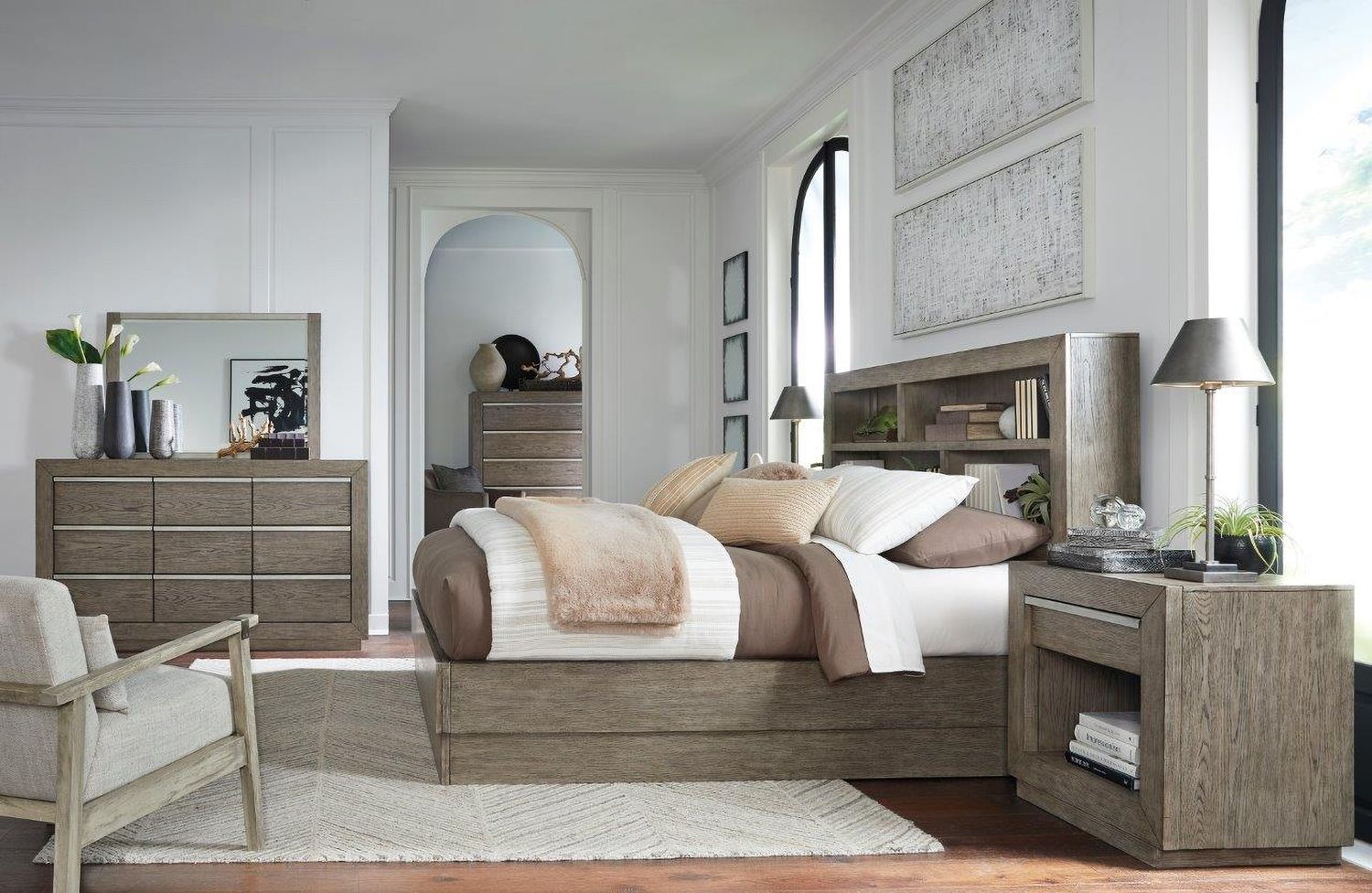 Anibecca Weathered Grey Mirror B97036