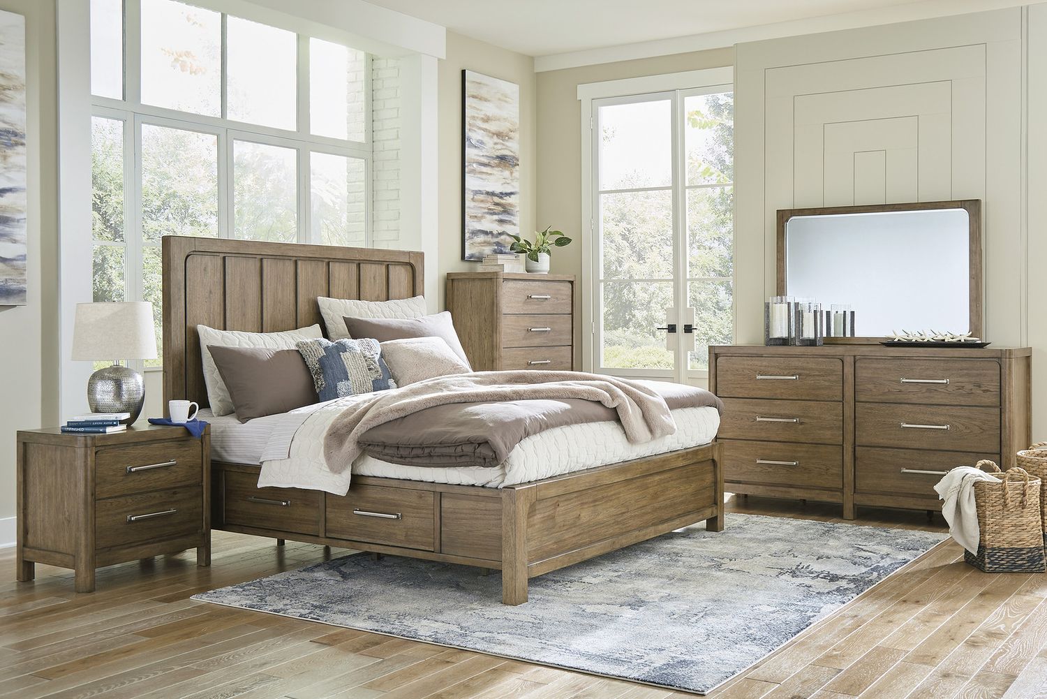 Cabalynn Light Brown Bedroom Mirror B97436
