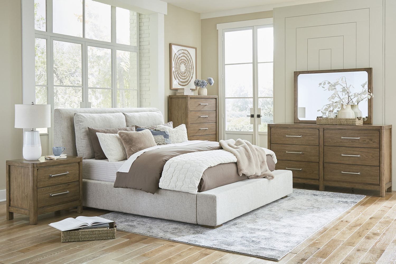 Cabalynn Light Brown Bedroom Mirror B97436