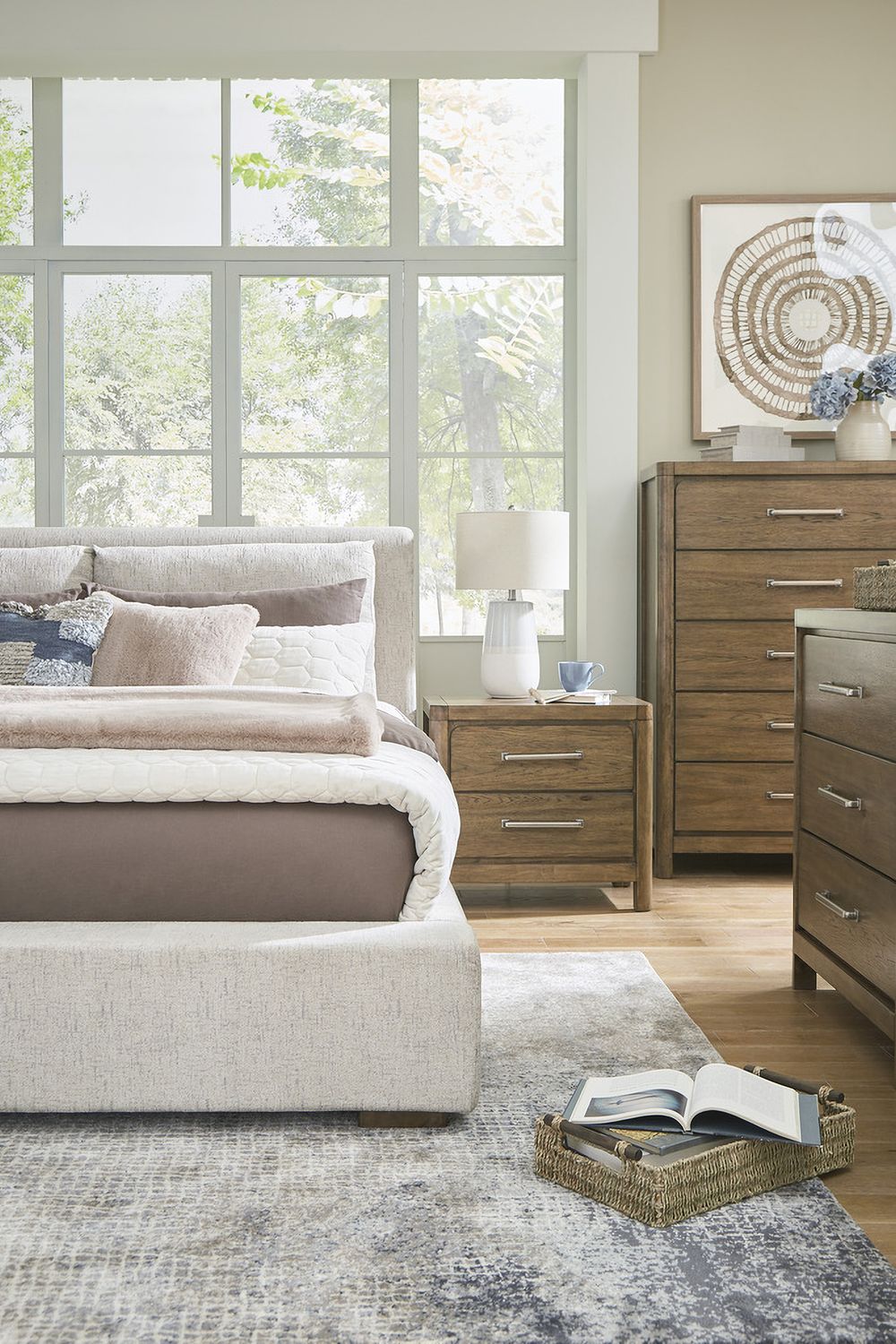 Cabalynn Oatmeal King/California King Upholstered Headboard Only B97478