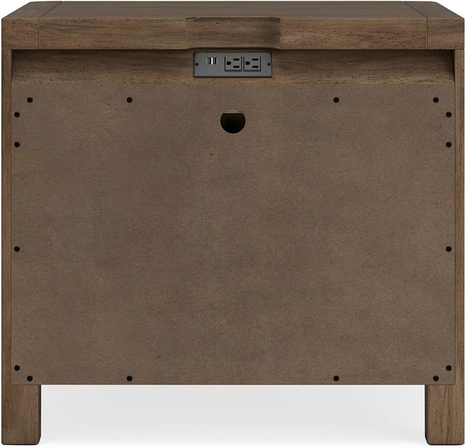 Cabalynn Light Brown Two Drawer Night Stand B97492