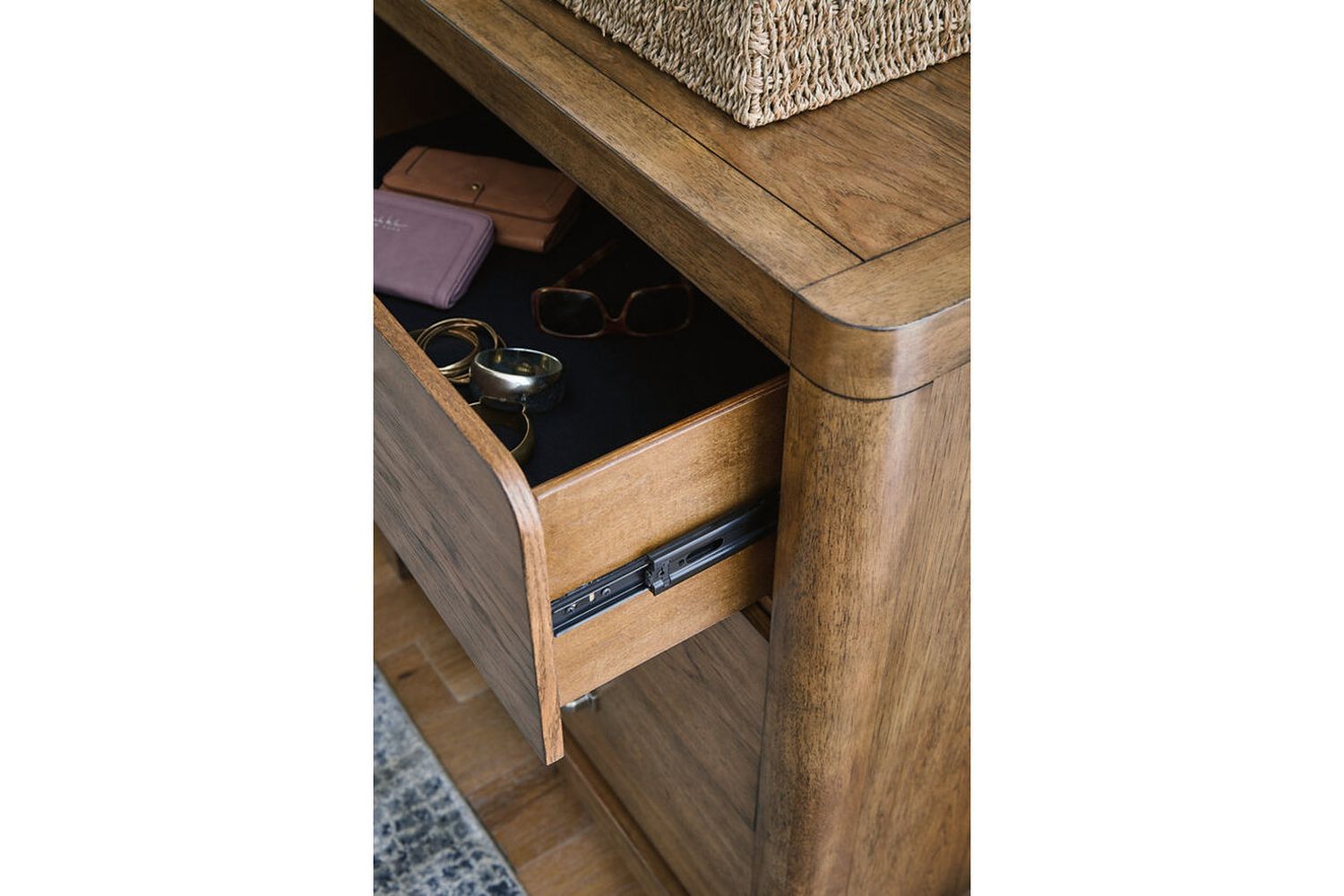 Cabalynn Light Brown Two Drawer Night Stand B97492