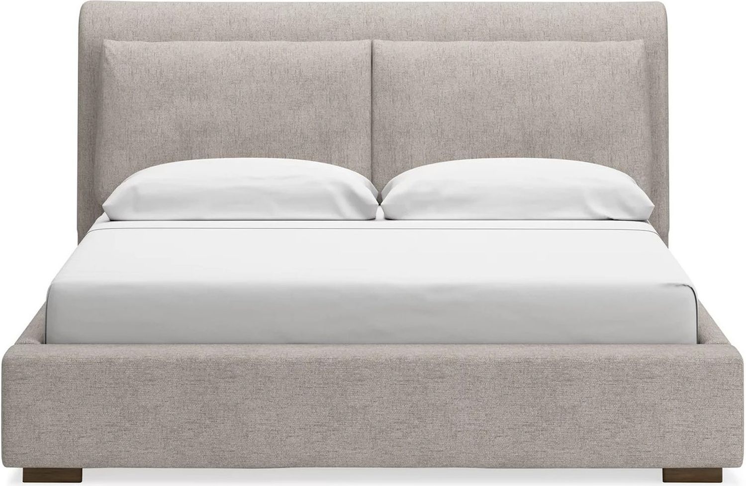 Cabalynn Queen Upholstered Bed In Light Brown B974B2