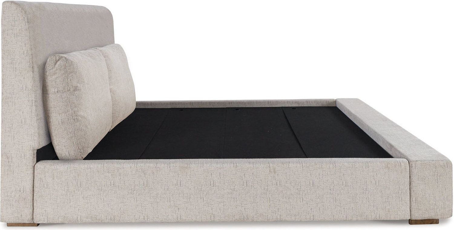 Cabalynn King Upholstered Bed In Light Brown B974B6