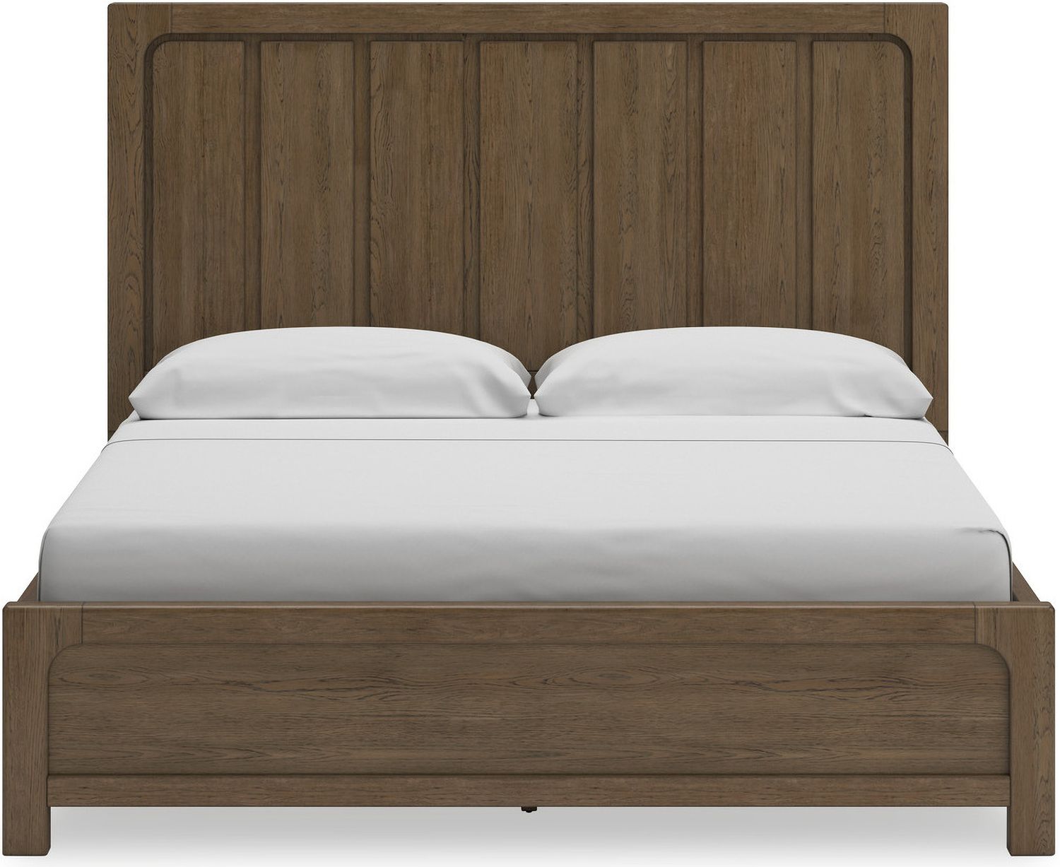 Cabalynn King Panel Bed with Storage In Light Brown B974B8