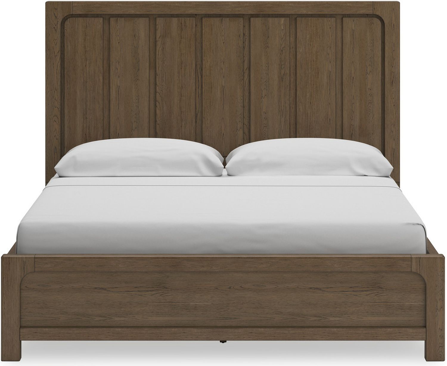 Cabalynn California King Panel Bed with Storage In Light Brown B974B9