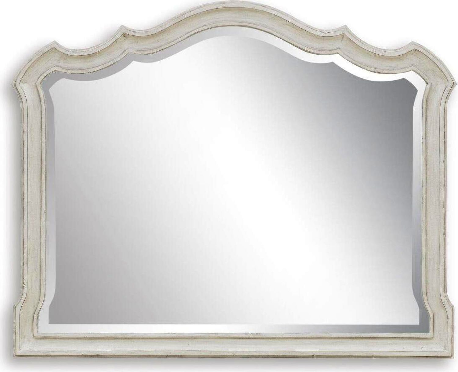 Arlendyne Antique White Bedroom Mirror B98036