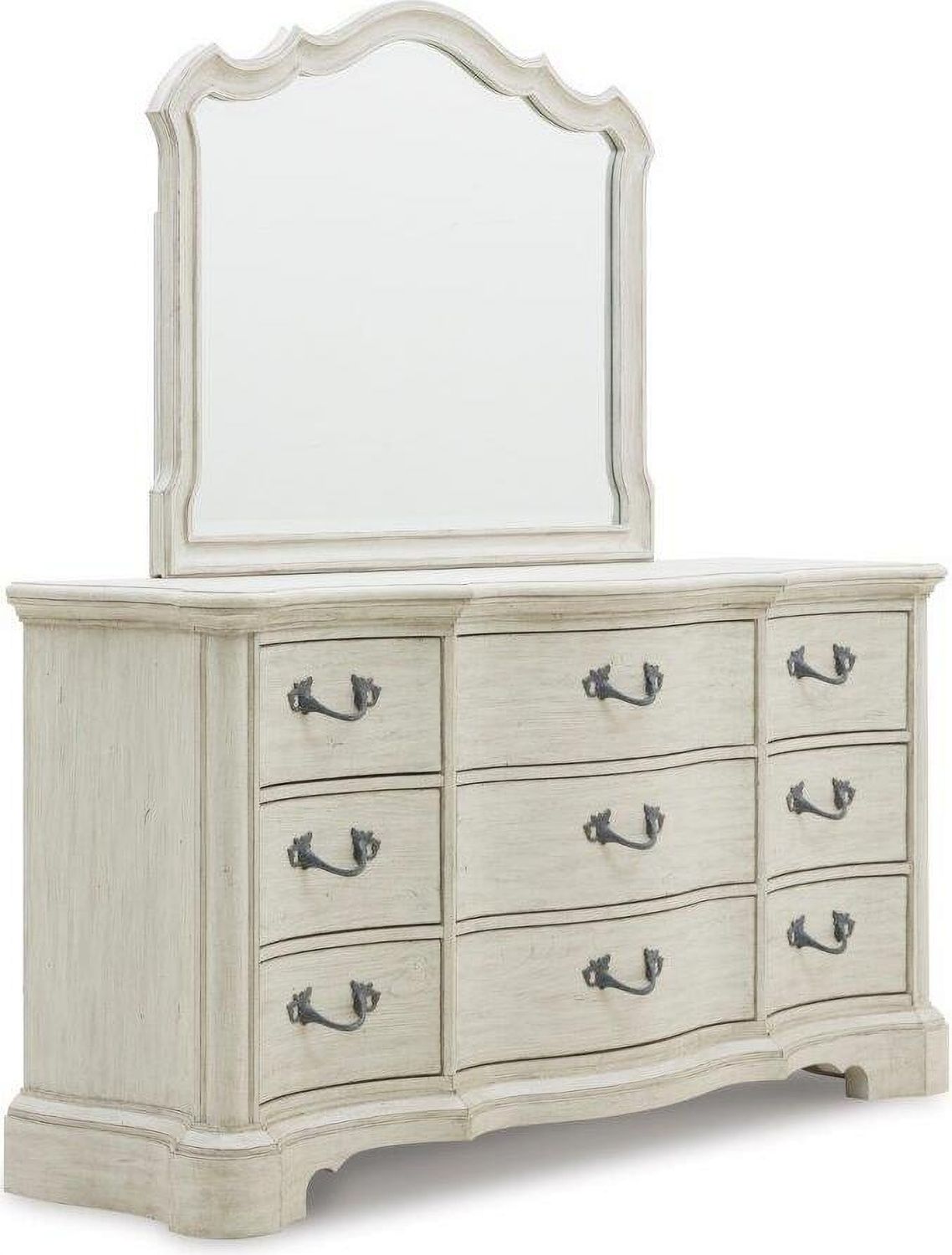 Arlendyne Antique White Bedroom Mirror B98036