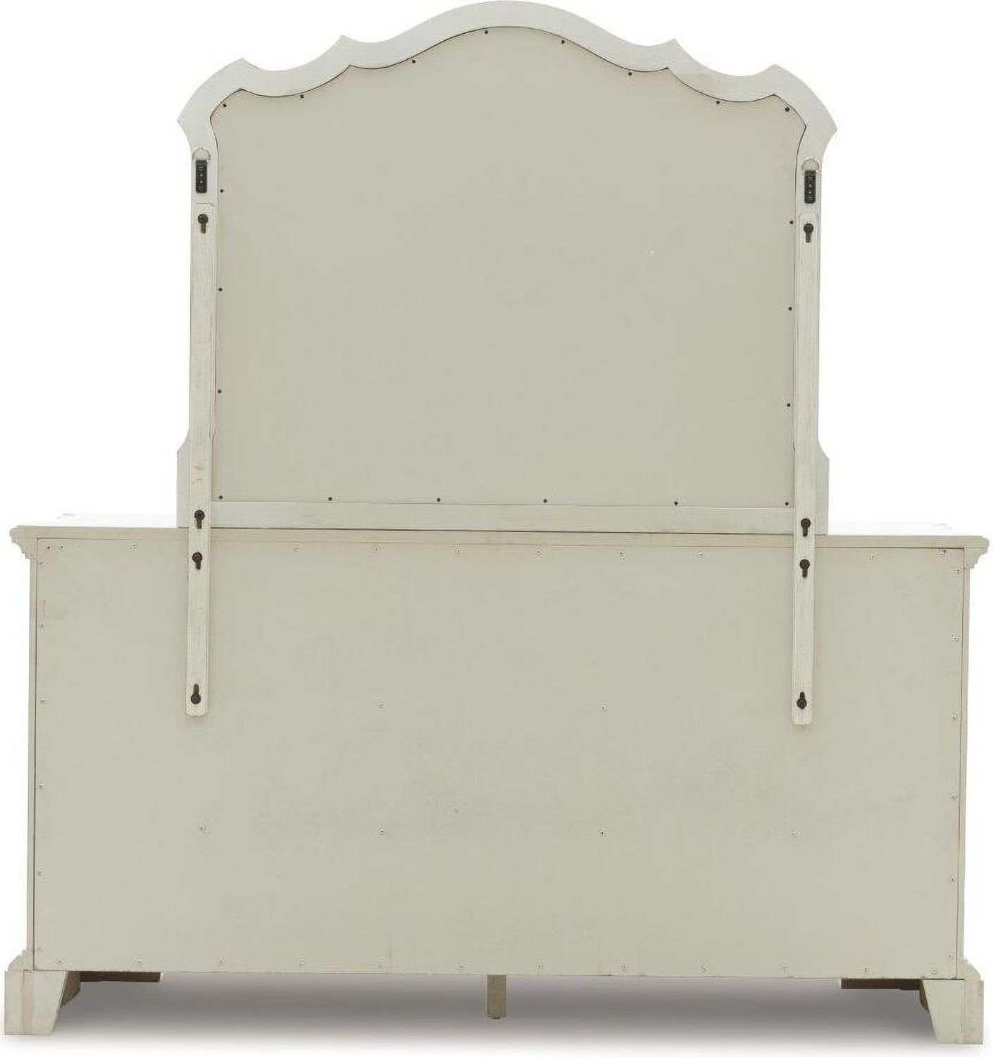 Arlendyne Antique White Bedroom Mirror B98036