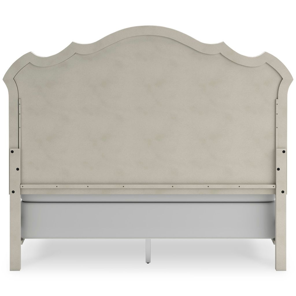 Arlendyne Antique White King/California King Upholstered Panel Headboard Only B98058