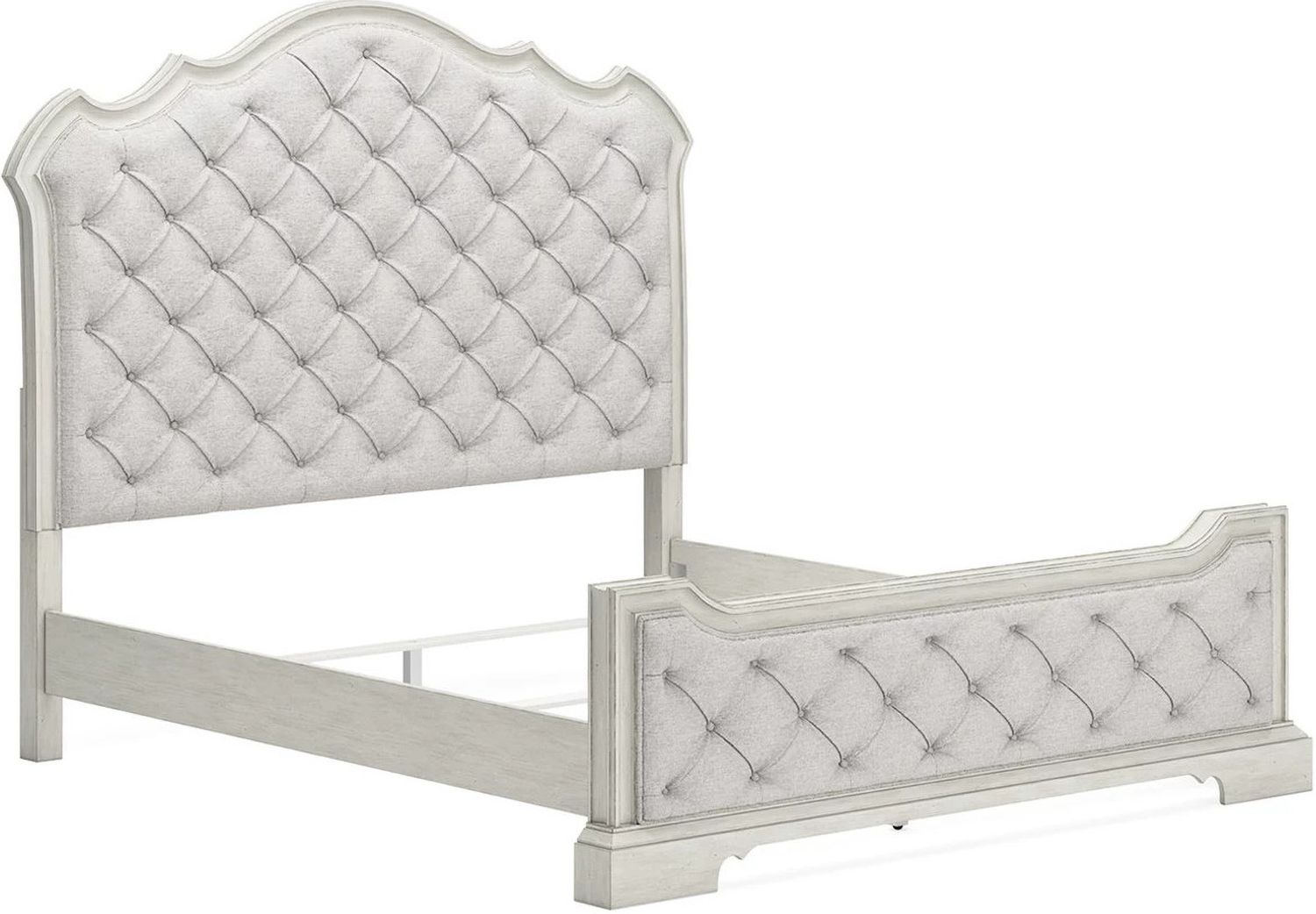 Arlendyne King Upholstered Bed In Antique White B980B4