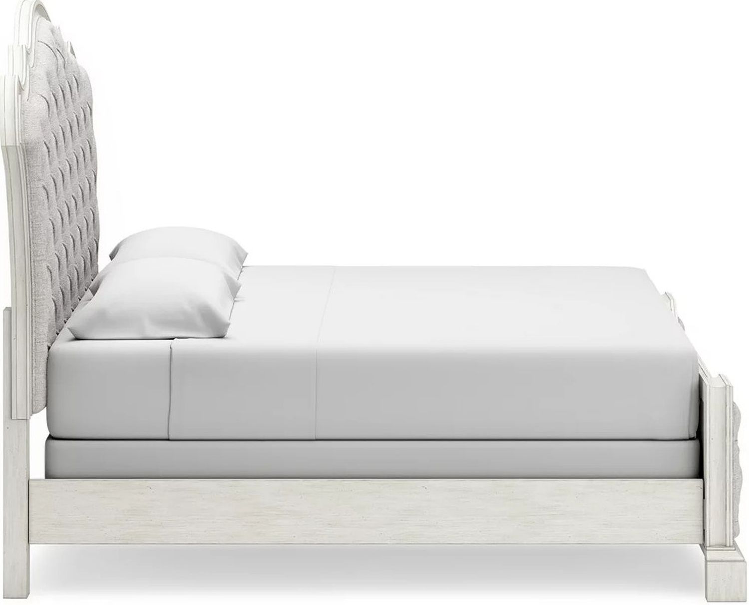 Arlendyne King Upholstered Bed In Antique White B980B4