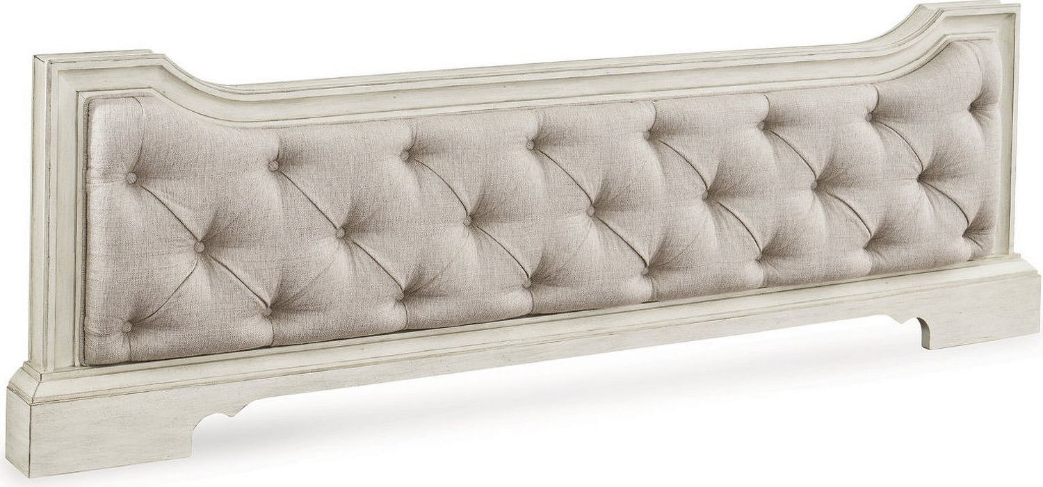 Arlendyne King Upholstered Bed In Antique White B980B4