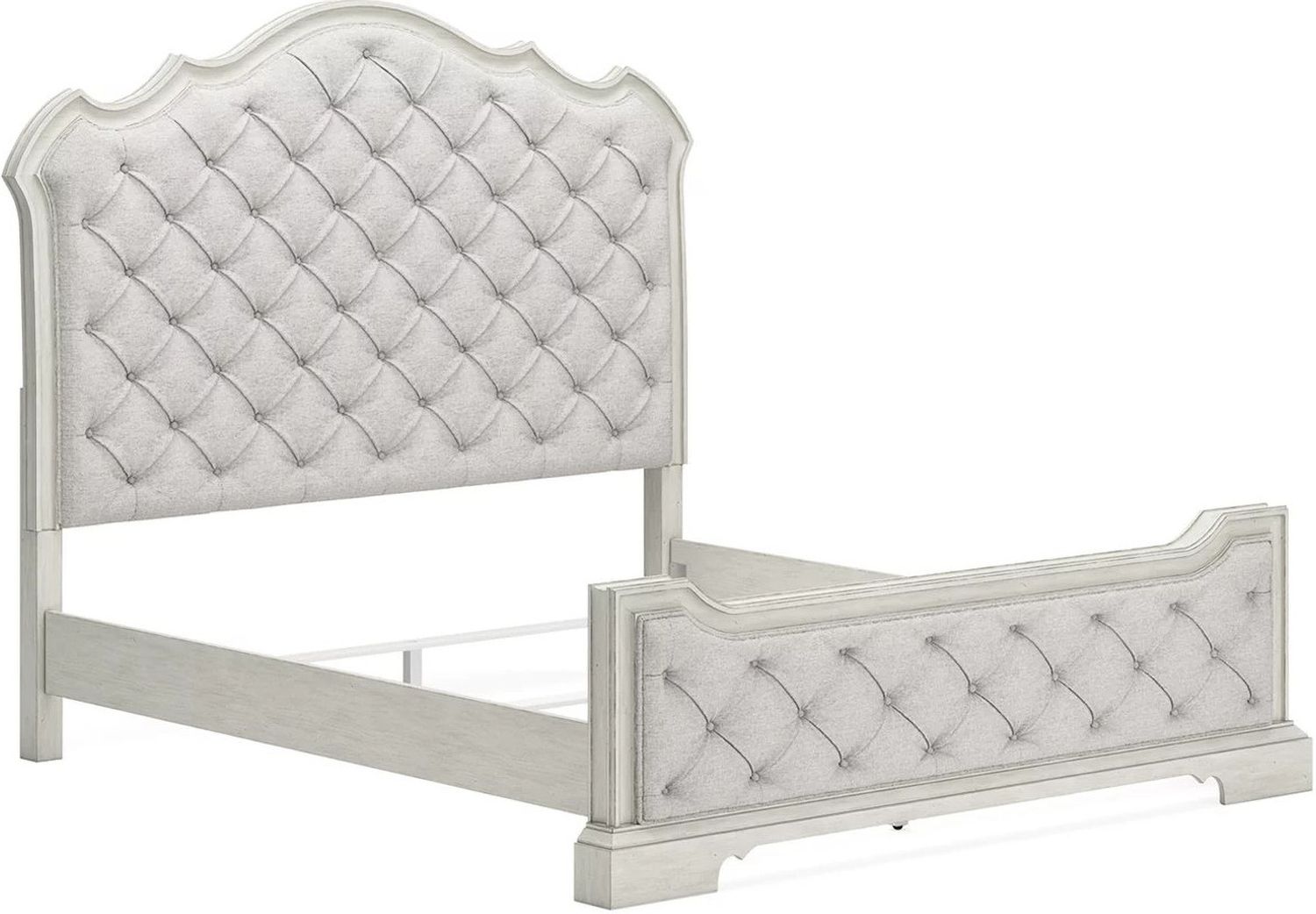 Arlendyne California King Upholstered Bed In Antique White B980B5
