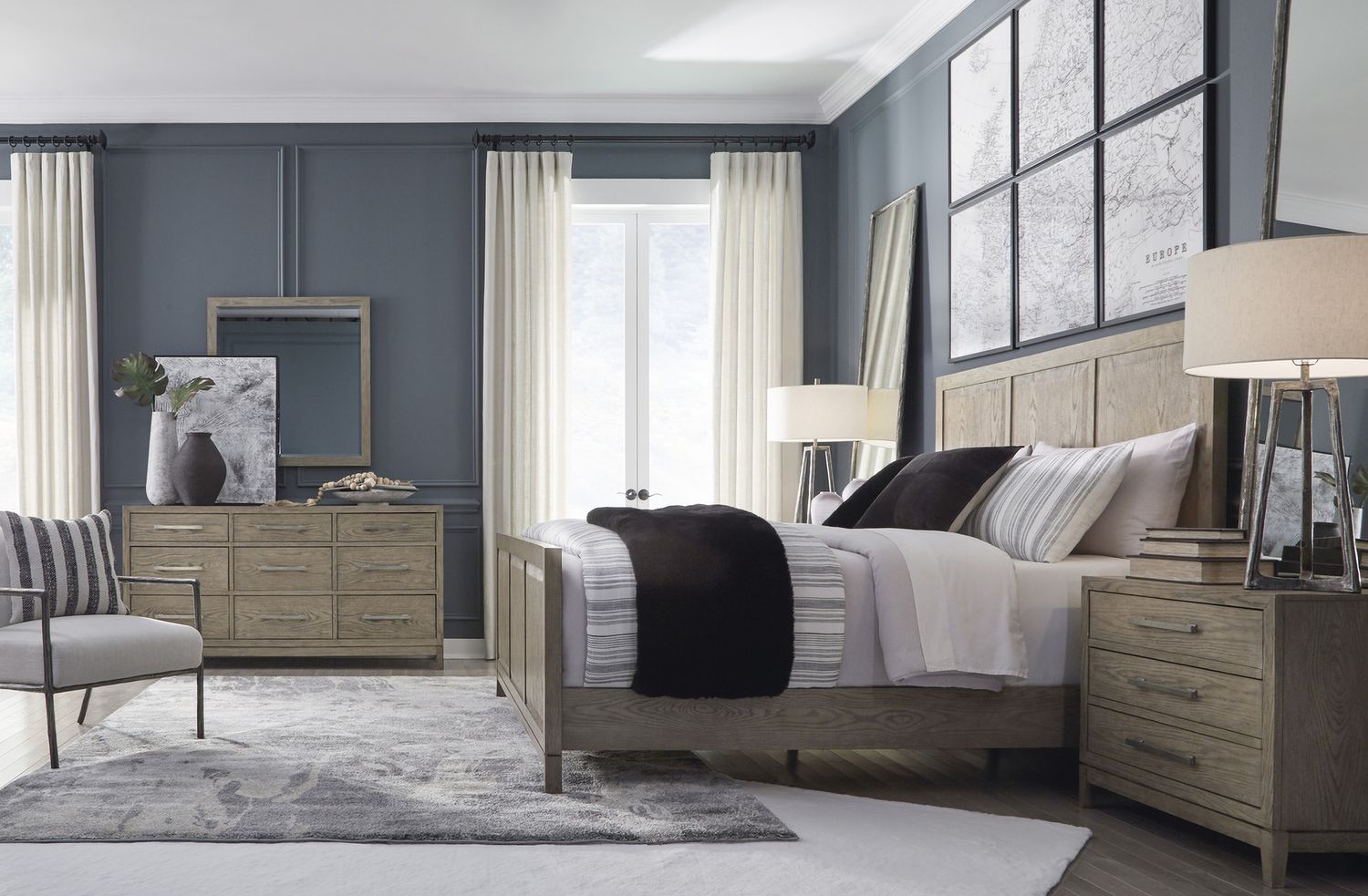 Chrestner Grey Mirror B98336