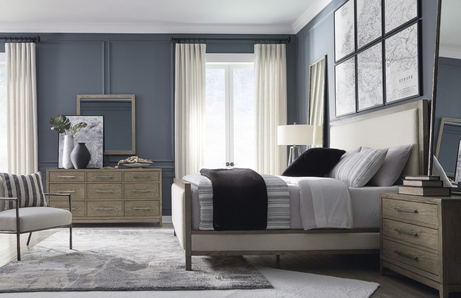 Chrestner Grey Mirror B98336