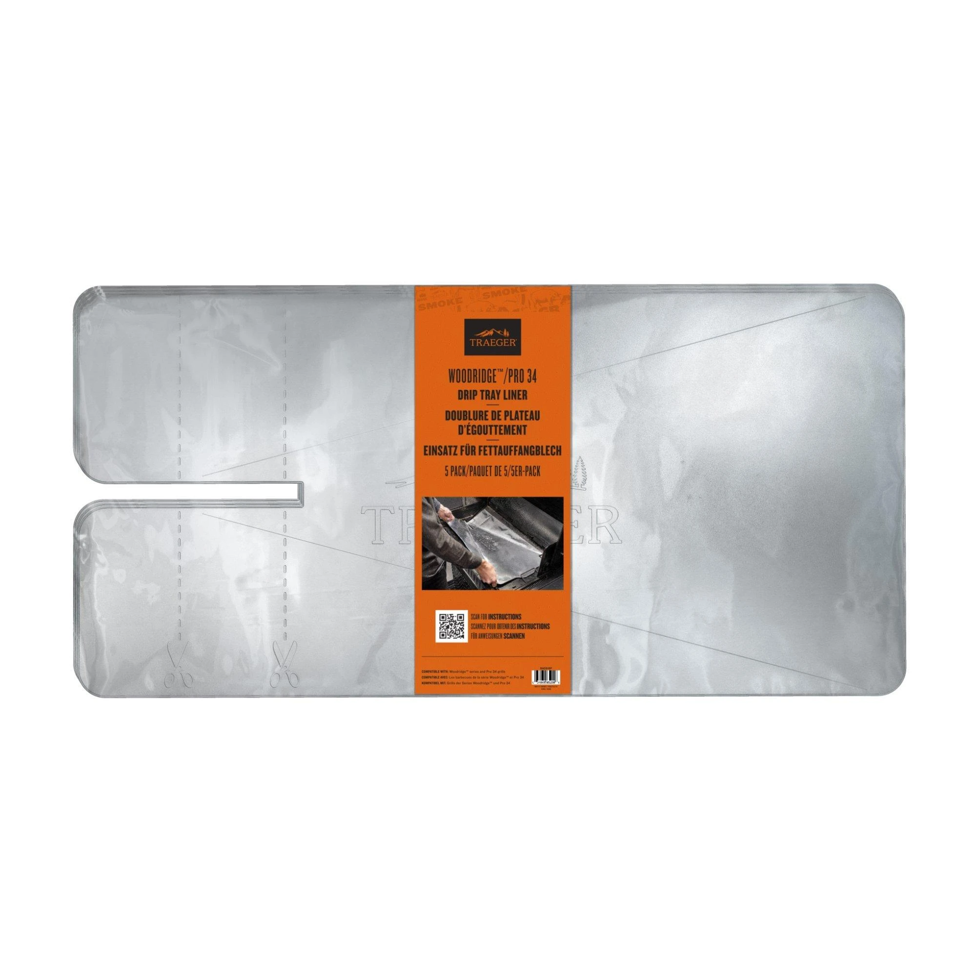 Drip Tray Liners - 5 Pack - Woodridge Series & Pro 34 BAC818