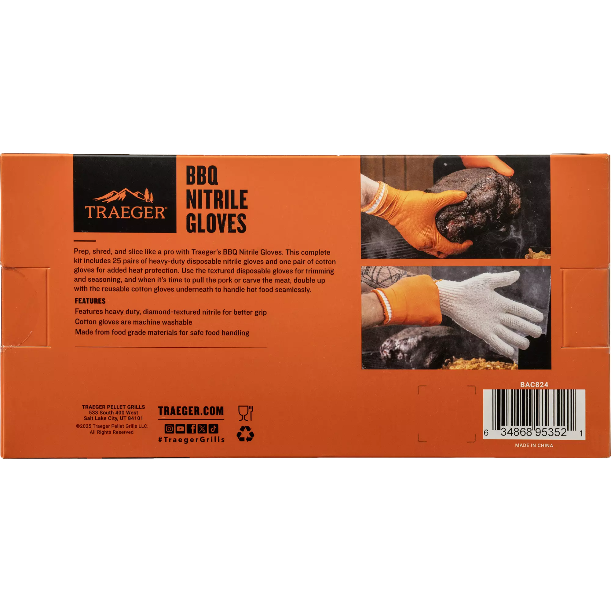 BBQ Nitrile Gloves BAC824