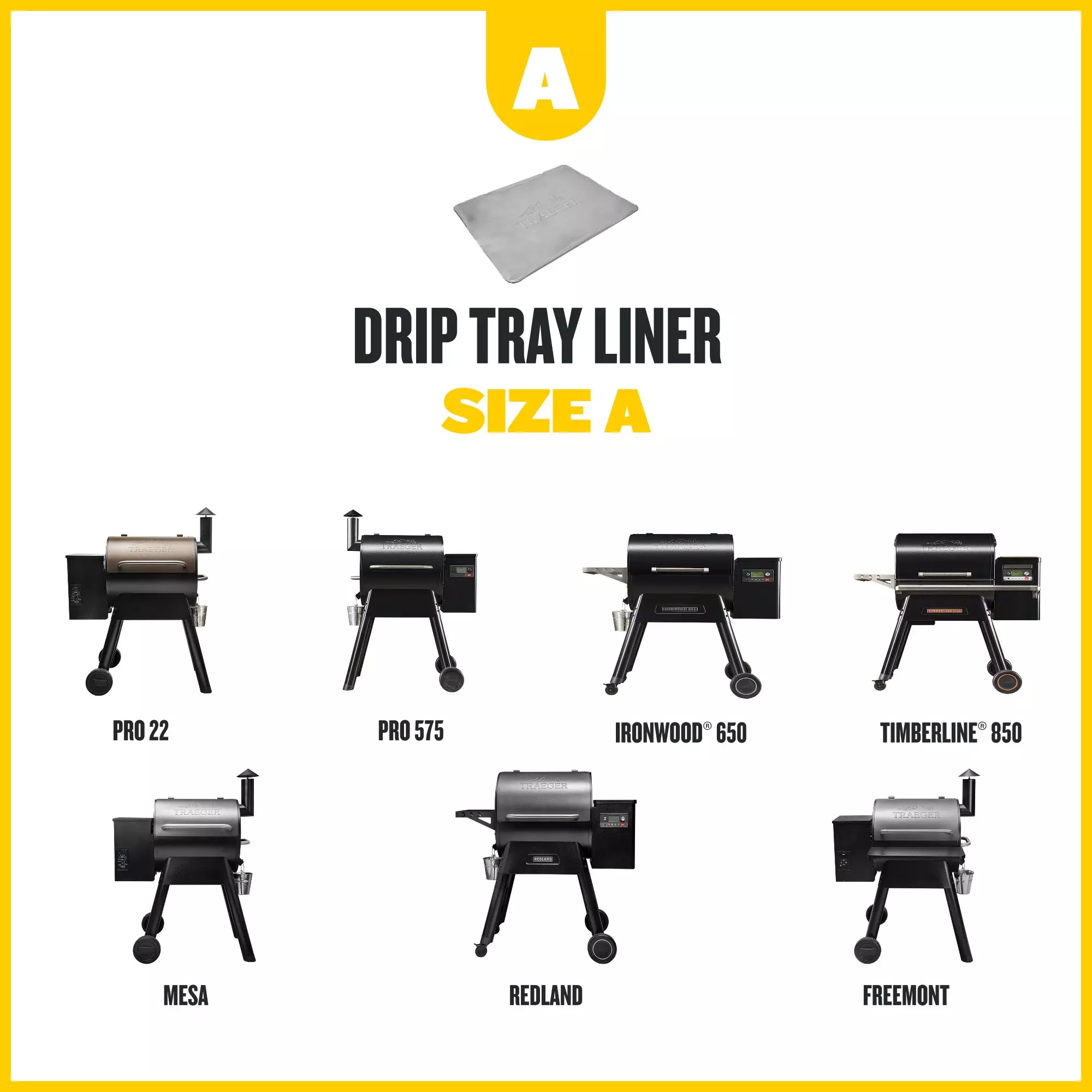 Drip Tray Liners - 5 Pack - Size A BAC854