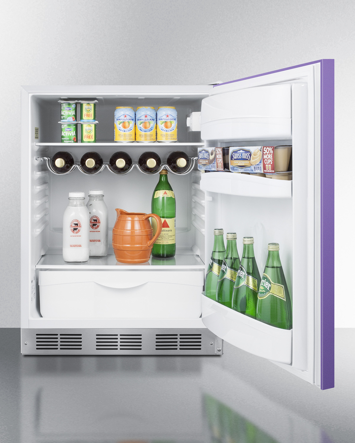 24" Wide All-Refrigerator, ADA Compliant BAR611WHPADA