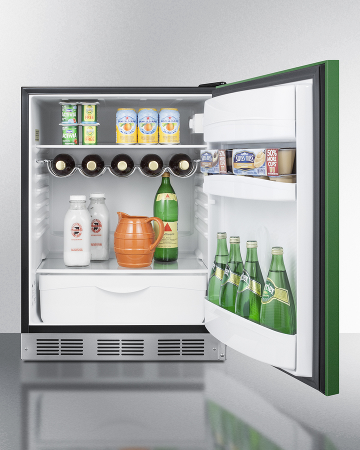 24" Built-In Compact Refrigerator BAR631BKG