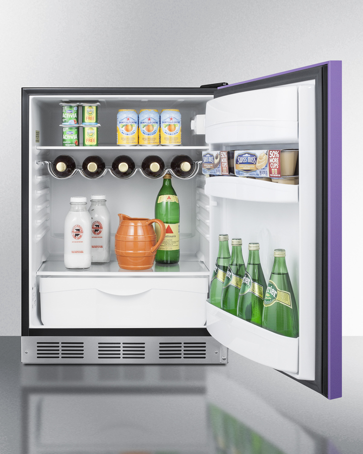 24" Wide All-Refrigerator, ADA Compliant BAR631BKPADA