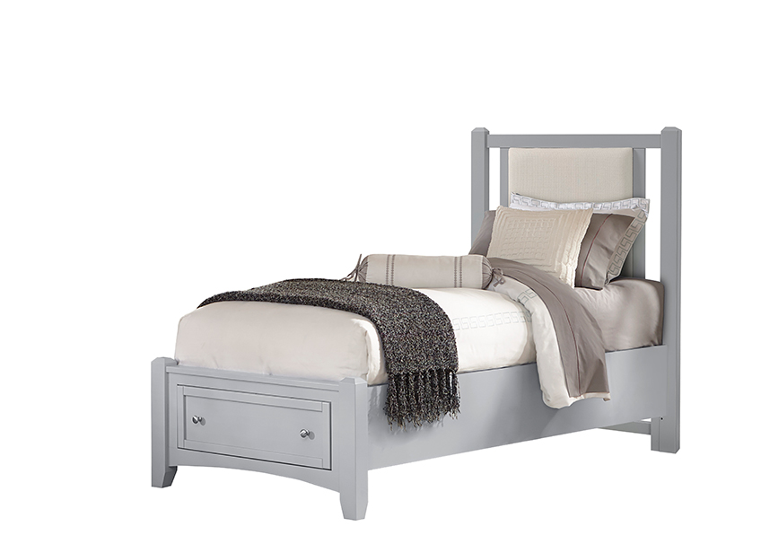 Bonanza Twin Upholstered Storage Bed 3/3 - Linen in Twin - BB26-331-031-033B-302-333 BB26331031033B302333