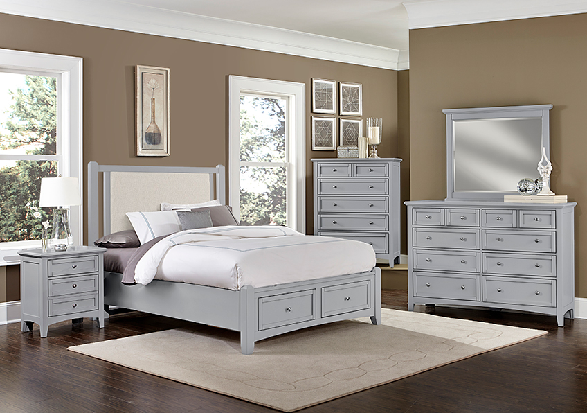 Bonanza Upholstered Storage Bed - Linen in Queen - BB26-551-051-050B-502-555 BB26551051050B502555