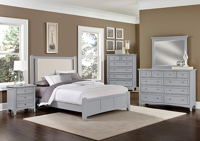 Bonanza Upholstered Bed - Linen in Queen - BB26-551-051-855-922 BB26551051855922