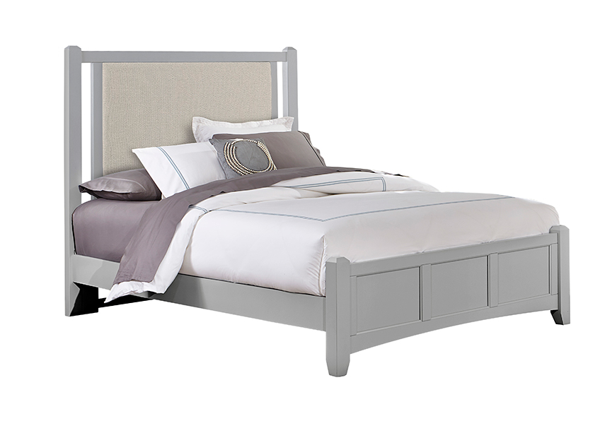 Bonanza Upholstered Bed - Grey in Queen - BB26-551-054-855-922 BB26551054855922