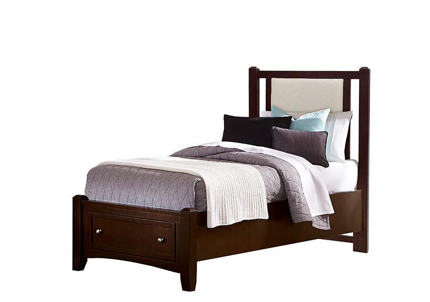 Bonanza Twin Upholstered Storage Bed 3/3 - Linen in Twin - BB27-331-031-033B-302-333 BB27331031033B302333