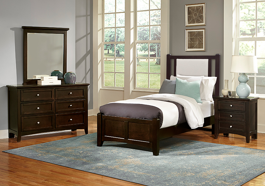 Bonanza Twin Upholstered Bed 3/3 - Grey in Queen - BB27-331-034-833-900 BB27331034833900