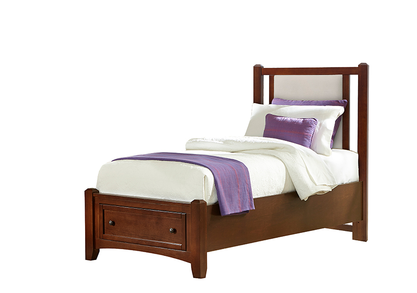 Bonanza Twin Upholstered Storage Bed 3/3 - Linen in Twin - BB28-331-031-033B-302-333 BB28331031033B302333