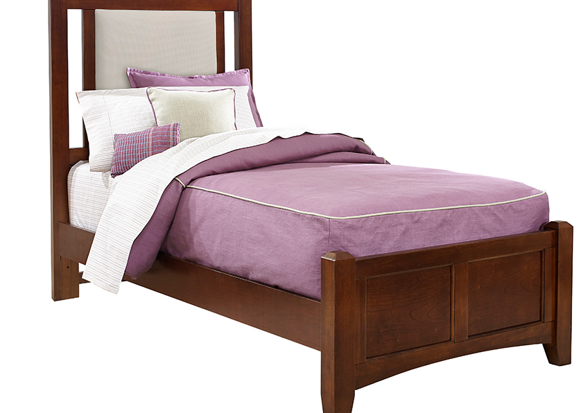 Bonanza Twin Upholstered Bed 3/3 - Linen in Queen - BB28-331-031-833-900 BB28331031833900
