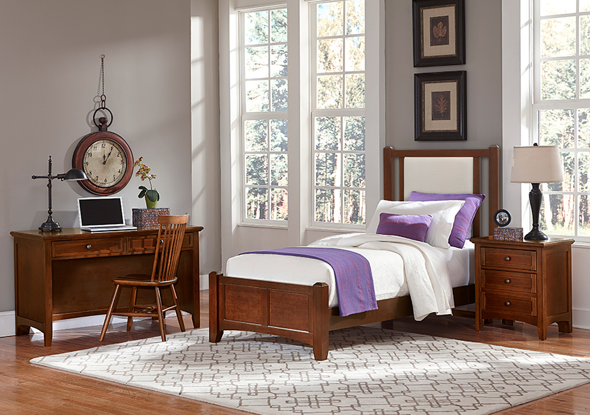 Bonanza Twin Upholstered Bed 3/3 - Linen in Queen - BB28-331-031-833-900 BB28331031833900