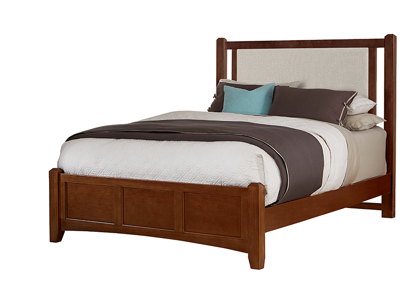 Bonanza Upholstered Bed - Grey in Queen - BB28-551-054-855-922 BB28551054855922