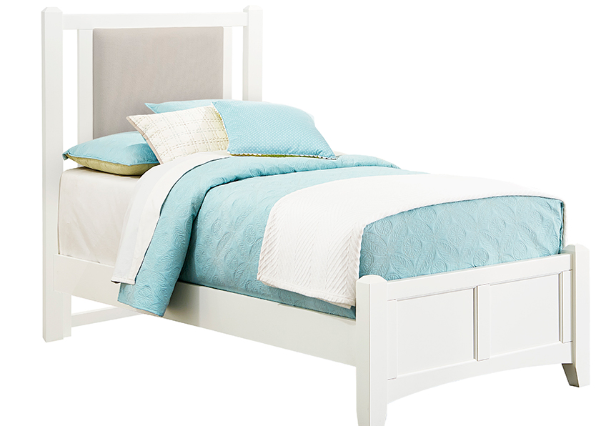 Bonanza Twin Upholstered Bed 3/3 - Linen in Queen - BB29-331-031-833-900 BB29331031833900