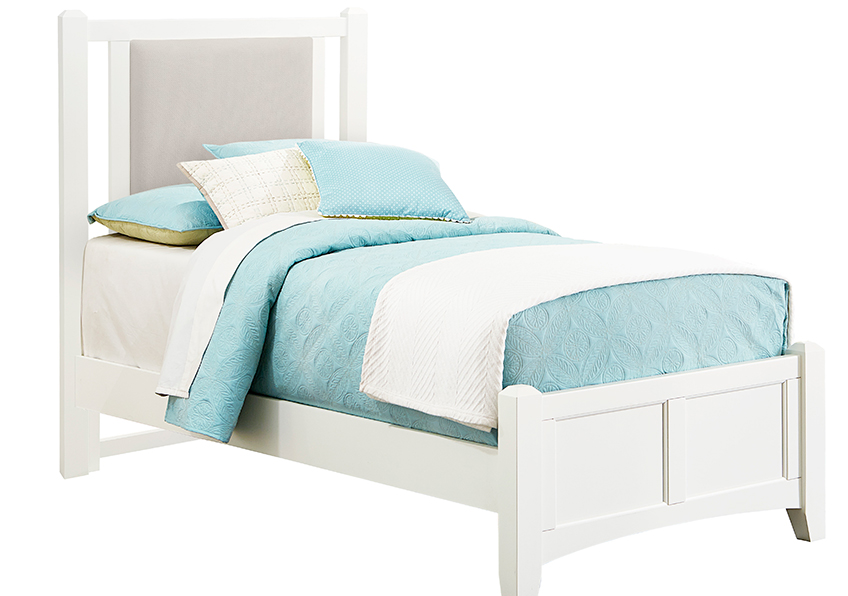Bonanza Twin Upholstered Bed 3/3 - Grey in Queen - BB29-331-034-833-900 BB29331034833900