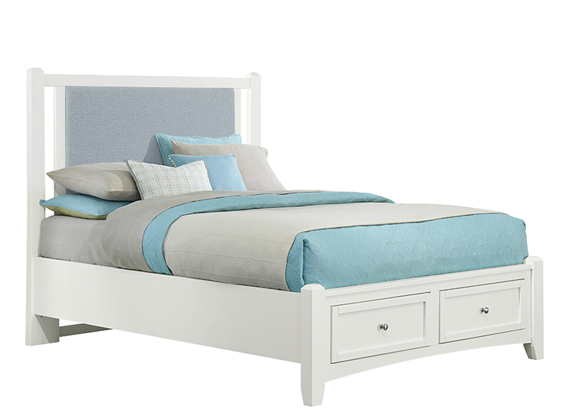 Bonanza Upholstered Storage Bed - Blue in Queen - BB29-551-053-050B-502-555 BB29551053050B502555